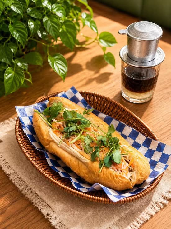 Lemongrass Beef Bánh Mì Sandwich 香茅烤牛肉法包